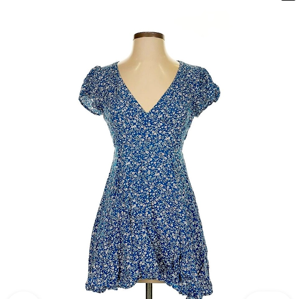 Princess Polly Blue Floral Dress